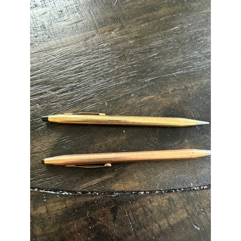 Vintage Cross Classic Century 1/20 12KT Gold Filled Pen Pencil Set USA GUC